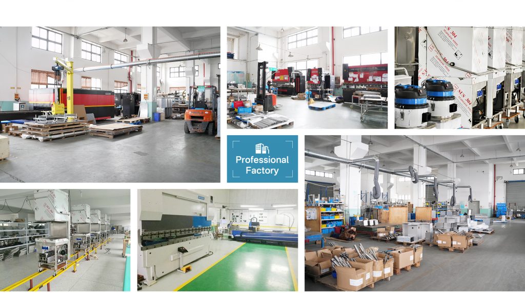 Chemical dispensing system manufacturing workshop